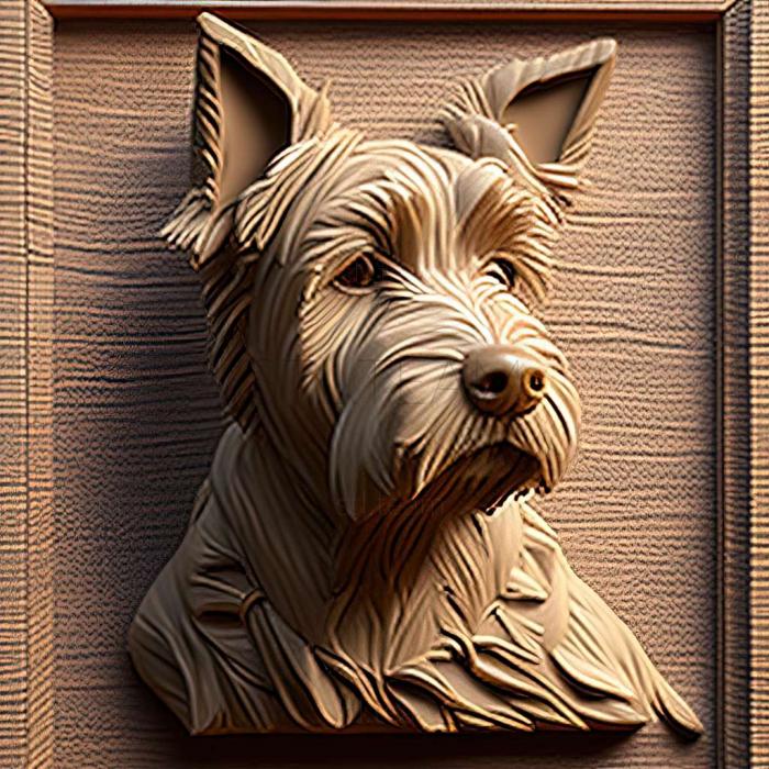 3D model Sky Terrier dog (STL)